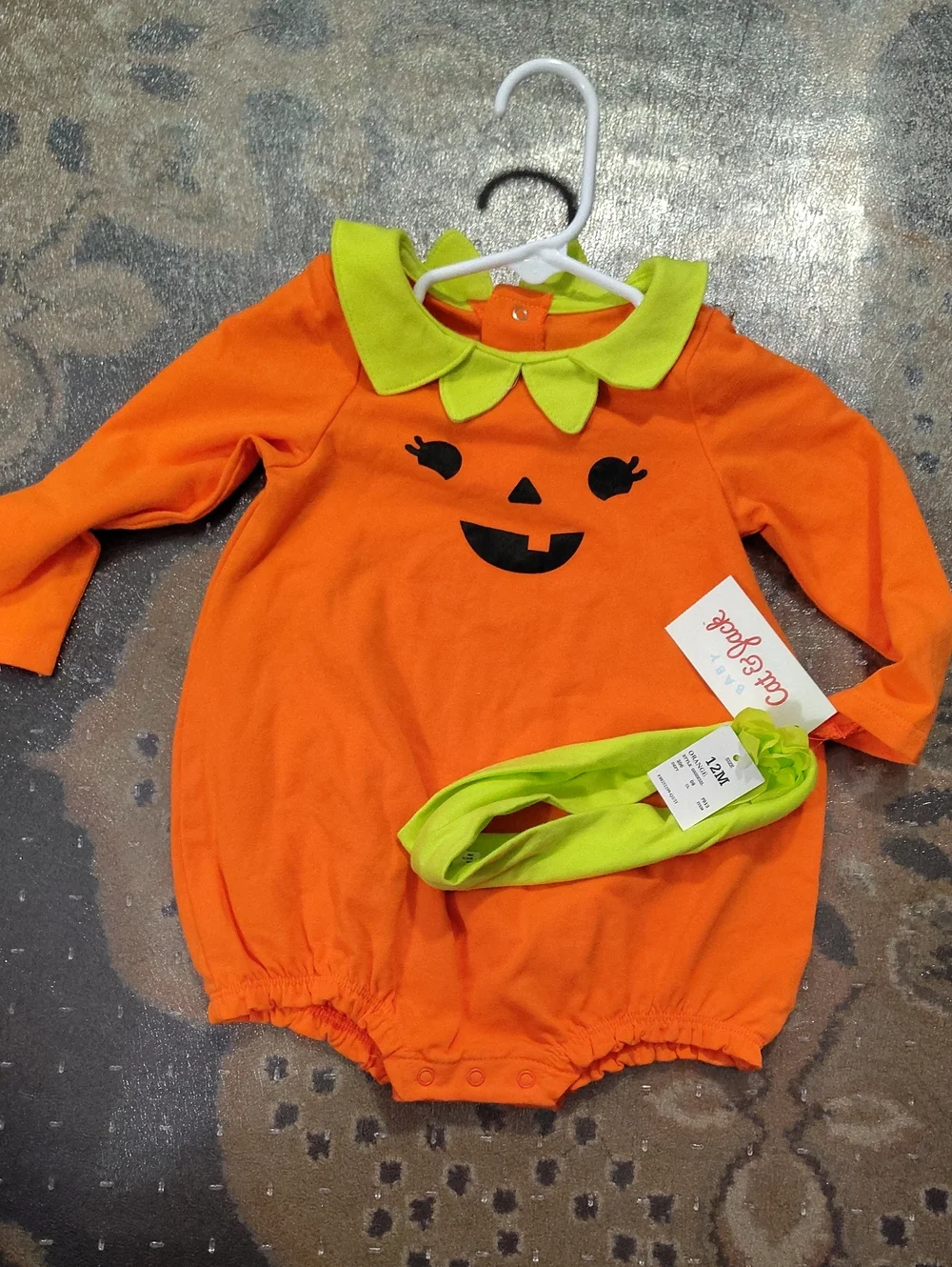 Nwt 12m Pumpkin Outfit $25